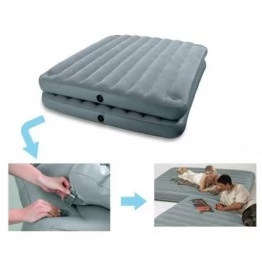 Надувная кровать-матрас Intex 67744 Queen 2-in-1 Bed 203 х 152 х 46