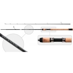 Спиннинг AKARA Pro Galaxy Spin HMC IM8-L8027-240. углеволокно. штеккерный. 2.4 м. тест: 5-25 гр. 160 г