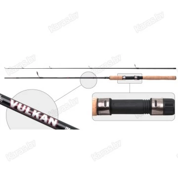 Спиннинг AKARA Vulkan IM8-V-270. углеволокно. штеккерный. 2.7 м. тест: 7-35 гр. 230 г