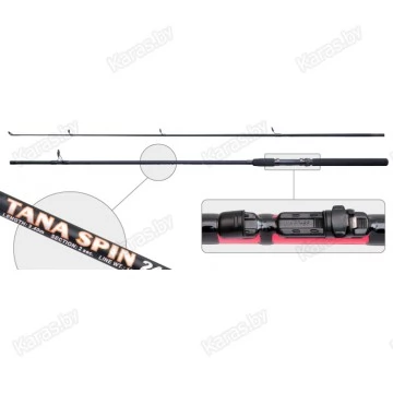 Спиннинг телескопический Akara Tana Spin 210. стекловолокно. штекерный. 2.1 м. тест: 10-30 гр. 150 г