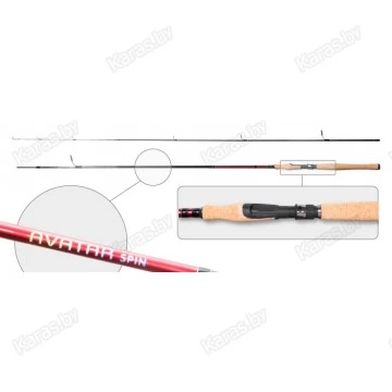 Спиннинг SURF MASTER Avatar SM1706-225. углеволокно. штеккерный. 2.25 м. тест: 4-28 гр. 140 г