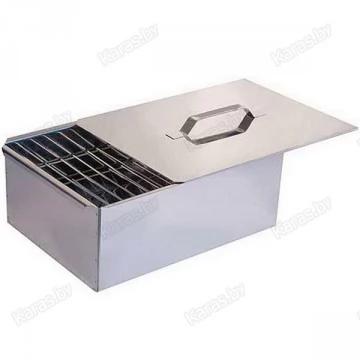 Коптильня двухъярусная с поддоном 480х280х170