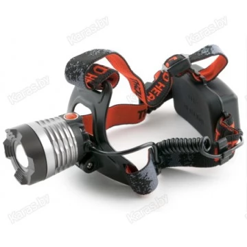 Фонарик налобный 1 криптон Led 6516 аккумулятор/зарядное устройство