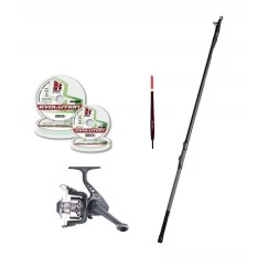 Удочка с кольцами Libao Lanai-400, 4.0 м, композит, тест 10-40, 198гр, комплект (оснащенная)