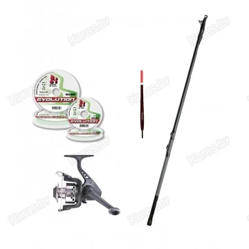 Удочка с кольцами Libao Lanai-400, 4.0 м, композит, тест 10-40, 198гр, комплект (оснащенная)