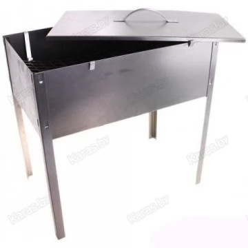 Мангал-коптильня Эконом + 6 шампуров