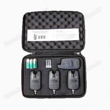 Набор сигнализатор клёва 3 шт. + пейджер