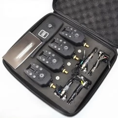 Набор сигнализатор клёва со свингерами 4 шт. + пейджер