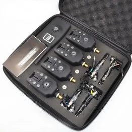 Набор сигнализатор клёва со свингерами 4 шт. + пейджер