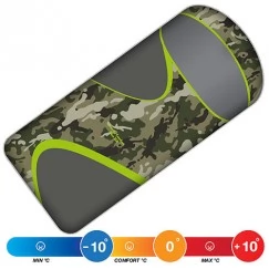 Спальный мешок NORFIN SCANDIC COMFORT PLUS 350 Camo (-10°С)