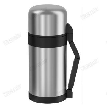 Термос 1 л COMFORTIKA Family 100 c широким горлом ручкой и ремнем