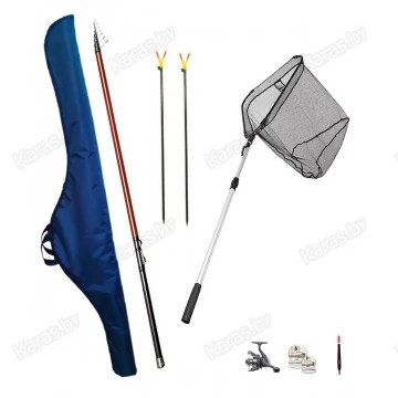 Подарочный комплект "Набор рыболова" (удочка 6м, углеволокно)