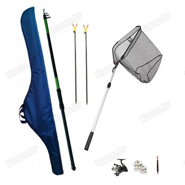 Подарочный комплект "Набор рыболова" (удочка 6м, стекловолокно)