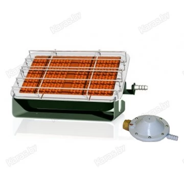 Инфракрасный газовый обогреватель Солярогаз ГИИ-2.9 с редуктором и шлангом