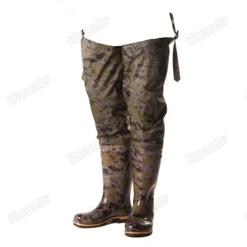 Сапоги болотные из резины и цветного нейлона NordMan ПС-15 СРН