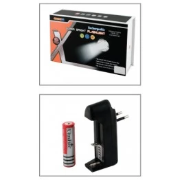 Фонарик ручной 1 криптон Super Bright T6 аккум. + з/у