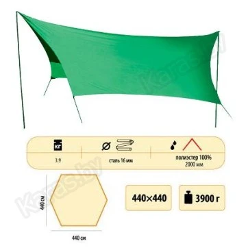 Тент Sol Tent Green