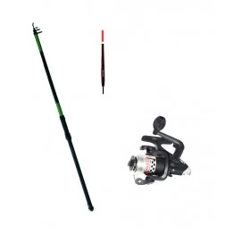 Удочка с кольцами SALMO Taifun Telerod 4.0м, стекловолокно, тест 5-20, 285гр, комплект (оснащенная)