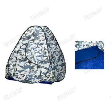 Палатка зимняя автоматическая Comfortika 1.5x1.5x1.5 м (дно на молнии)