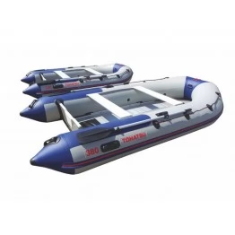 Надувная 5-6-ти местная ПВХ лодка Tohatsu ME 360 A/L с алюминиевым полом