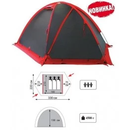 Экспедиционная палатка Tramp Rock 3 (v2)