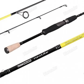 Спиннинг TEAM SALMO Neolite 2.35м, тест 6-28, carbon 40T