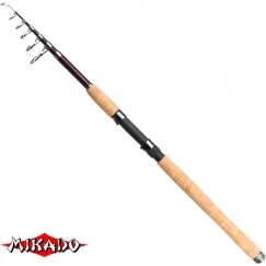 Спиннинг Mikado Tsubame Telespin 270, углеволокно, телескопический, 2.7 м, тест: 5-25 г, 222 г