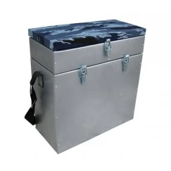 Ящик рыболовный оцинкованный для зимней рыбалки Helios 28л