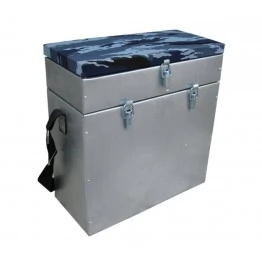 Ящик рыболовный оцинкованный для зимней рыбалки Helios 28л