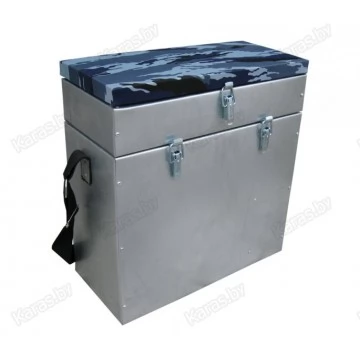 Ящик рыболовный оцинкованный для зимней рыбалки Helios 28л