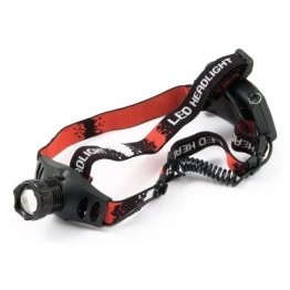 Фонарик налобн. 1 светодиод ZT-6522 переменный фокус