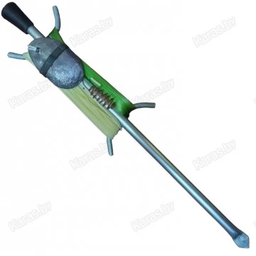 Снасть донная с грузом на мотовиле (донка)