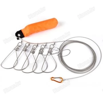 Кукан пятиместный Light Fox с поплавком