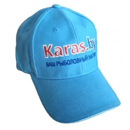 Бейсболка с логотипом Karas.by (голубая)