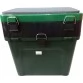 Ящик рыболовный для зимней рыбалки Три Кита зеленый (380*360*240 мм)
